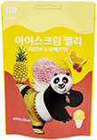 배스킨라빈스 아이스크림 젤리 쿵푸팬더 레인보우샤베트맛 80g