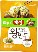 동원 개성 왕만두 피는 얇고 속은 꽉 찬 만두 350g