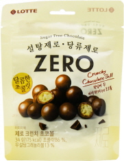 롯데 제로 크런치 초코볼 34g