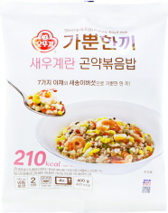 오뚜기 가뿐한끼 새우계란 곤약볶음밥 400g