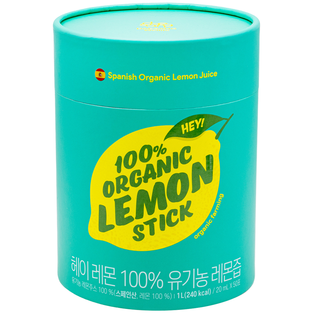 대상웰라이프 헤이 레몬 100% 유기농 레몬즙 20mL