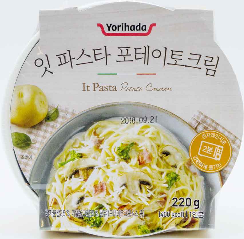 롯데 요리하다 잇 파스타 포테이토크림 220g