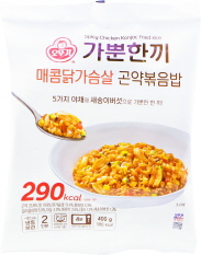 오뚜기 가뿐한끼 매콤닭가슴살 곤약볶음밥 400g