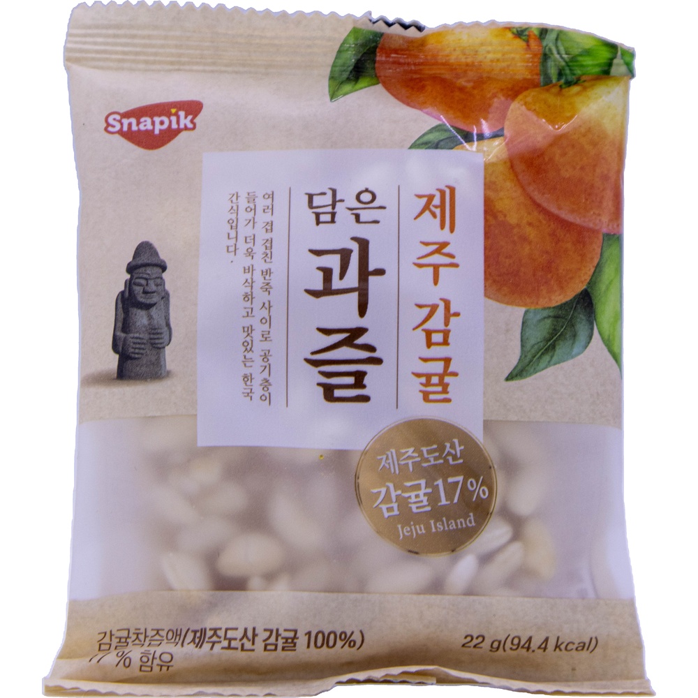 정일품 스내픽 제주 감귤 담은 과즐 22g