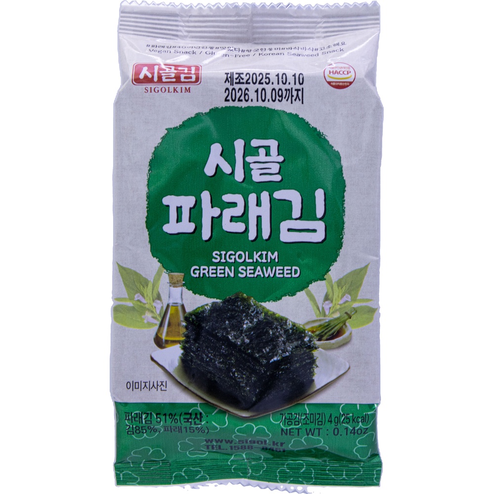 시골김 시골 파래김 4g