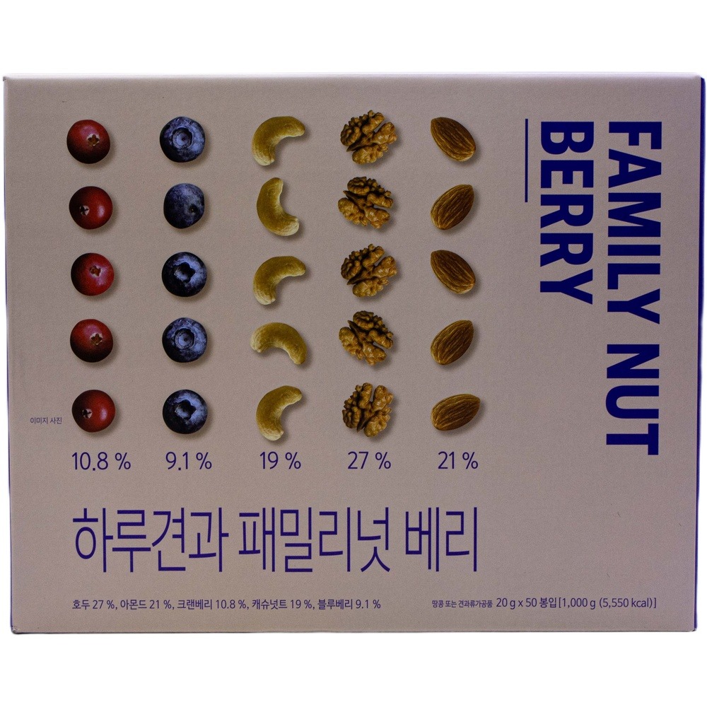 선명농수산 하루견과 패밀리넛 베리 20g