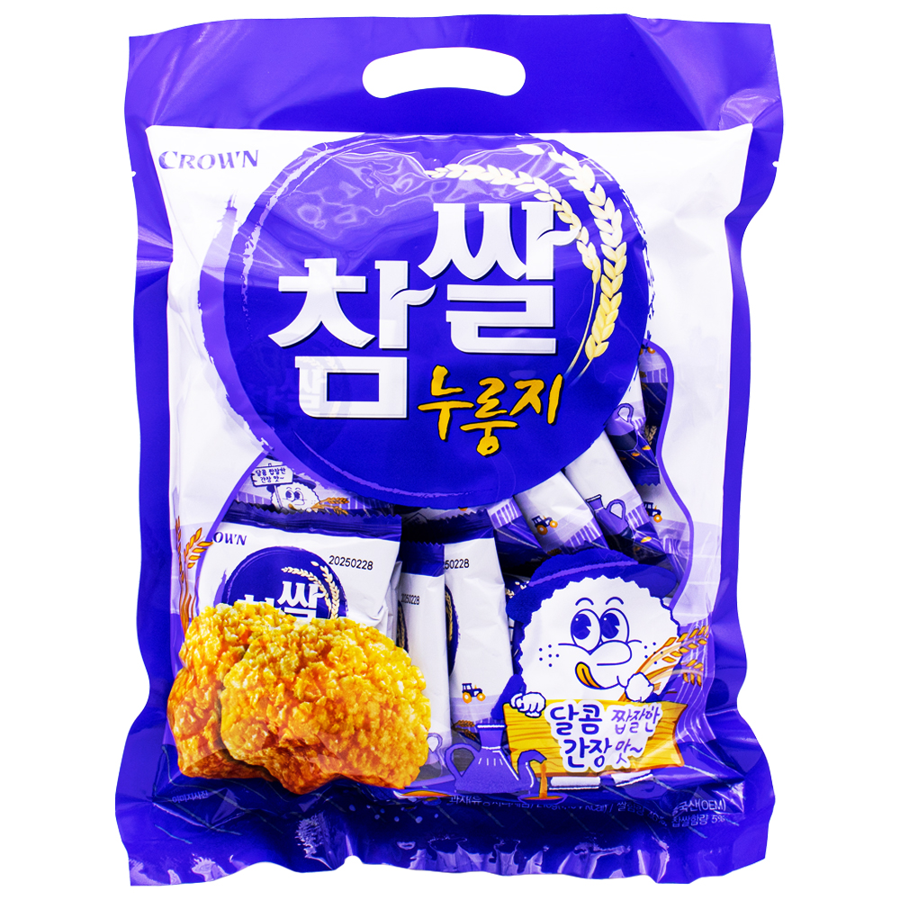 크라운 참쌀누룽지 9g