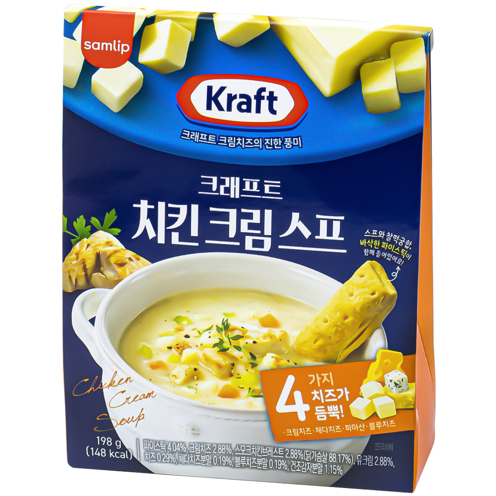 삼립 크래프트 치킨 크림 스프 198g