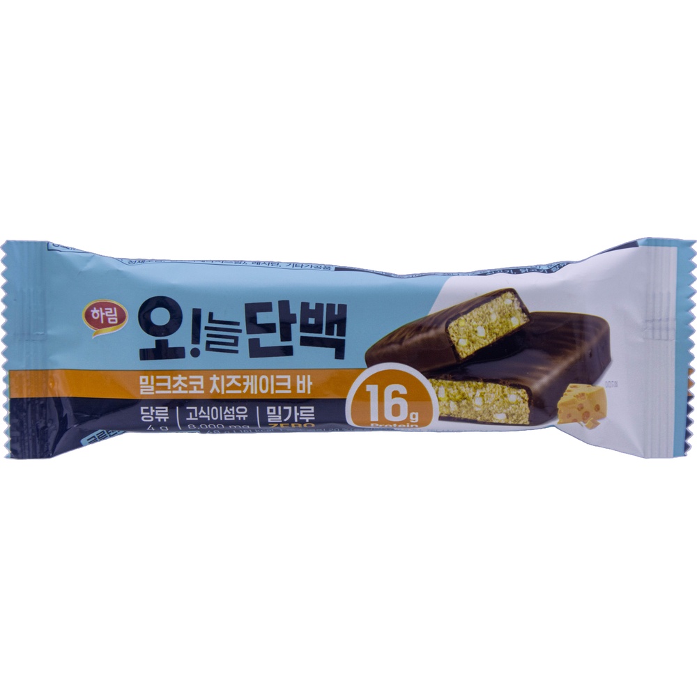 하림 오늘단백 밀크초코 치즈케이크바 48g
