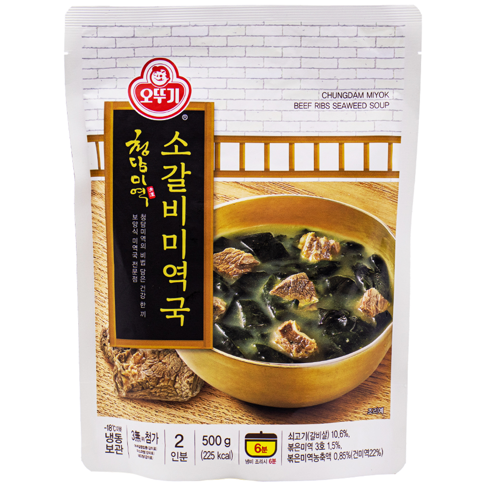 오뚜기 청담미역 소갈비 미역국 500g