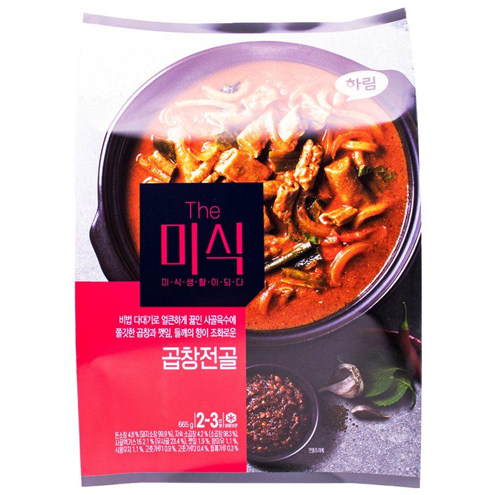 하림 더 미식 곱창전골 665g