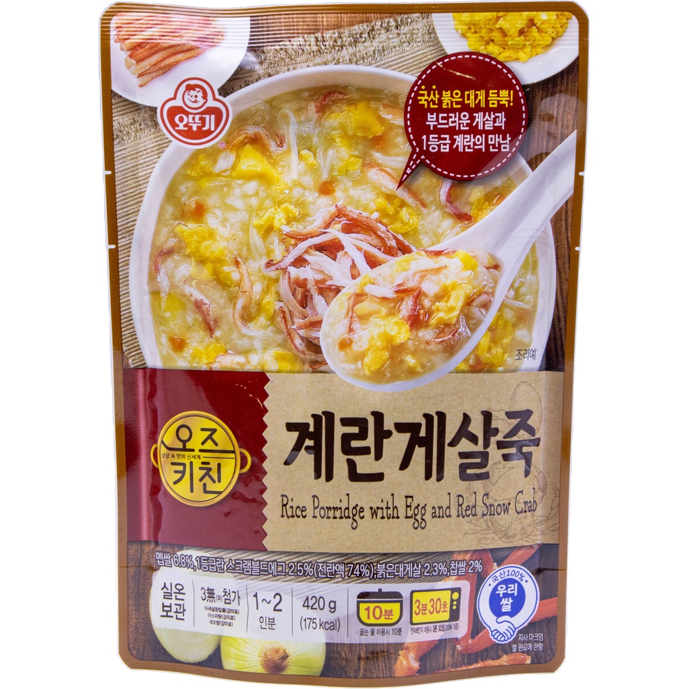 오뚜기 오즈키친 계란게살죽 420g