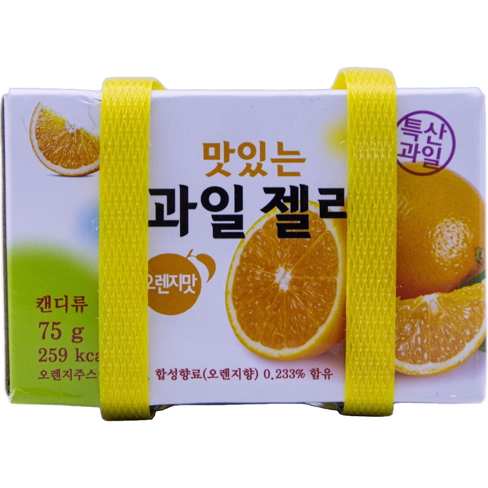 코코인터내셔널 맛있는 과일젤리 오렌지맛 75g