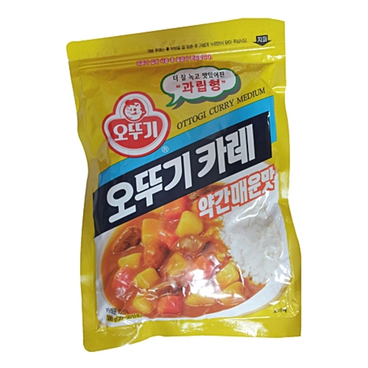 오뚜기 오뚜기카레 약간매운맛 500g