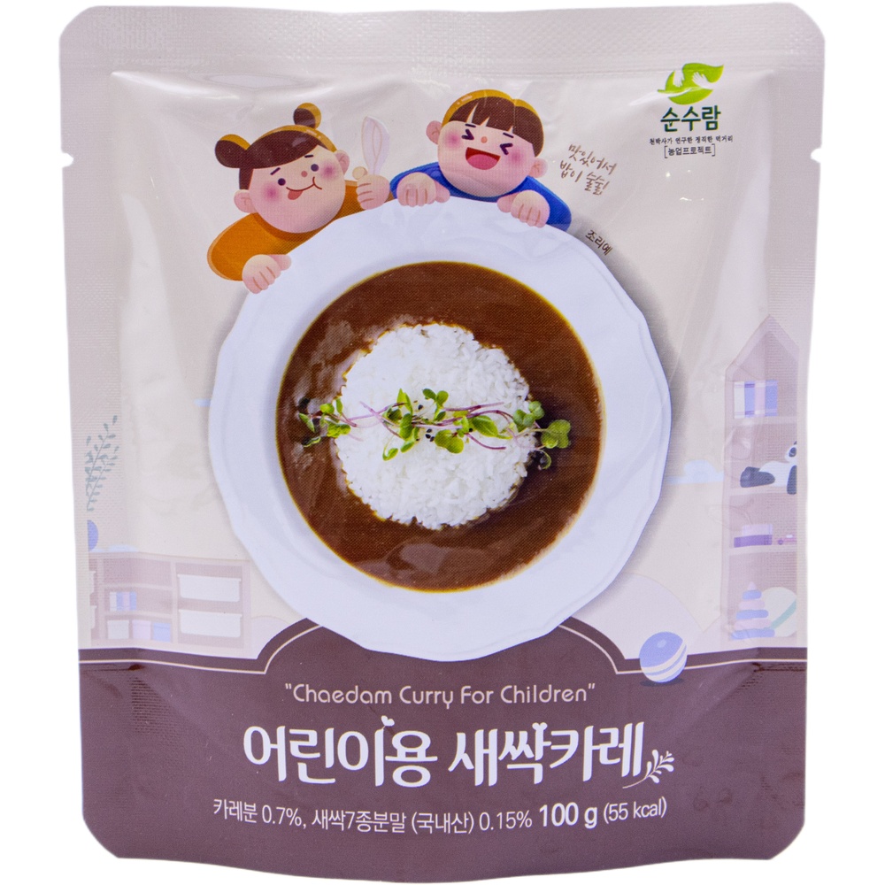 순수람 진안고원 어린이용 새싹카레 100g