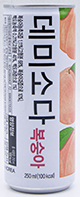 데미소다 복숭아 250ml