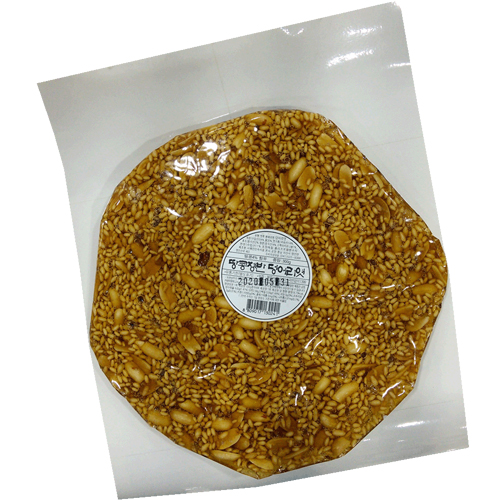 서해안민속식품 땅콩쟁반 덩어리엿 300g