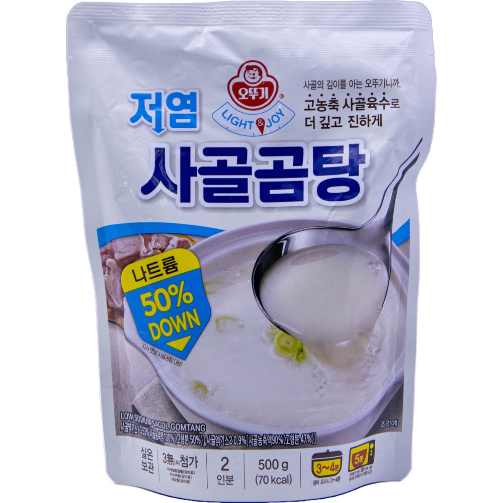 오뚜기 라이트앤조이 저염 사골곰탕 500g