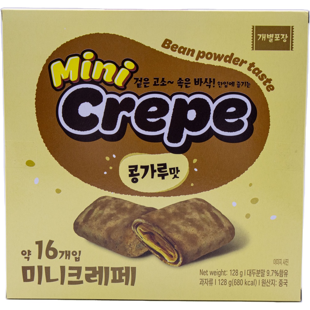 미성패밀리 미니크레페 콩가루맛 8g