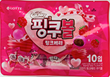 롯데 크런키 핑크베리 쿠키볼 216g
