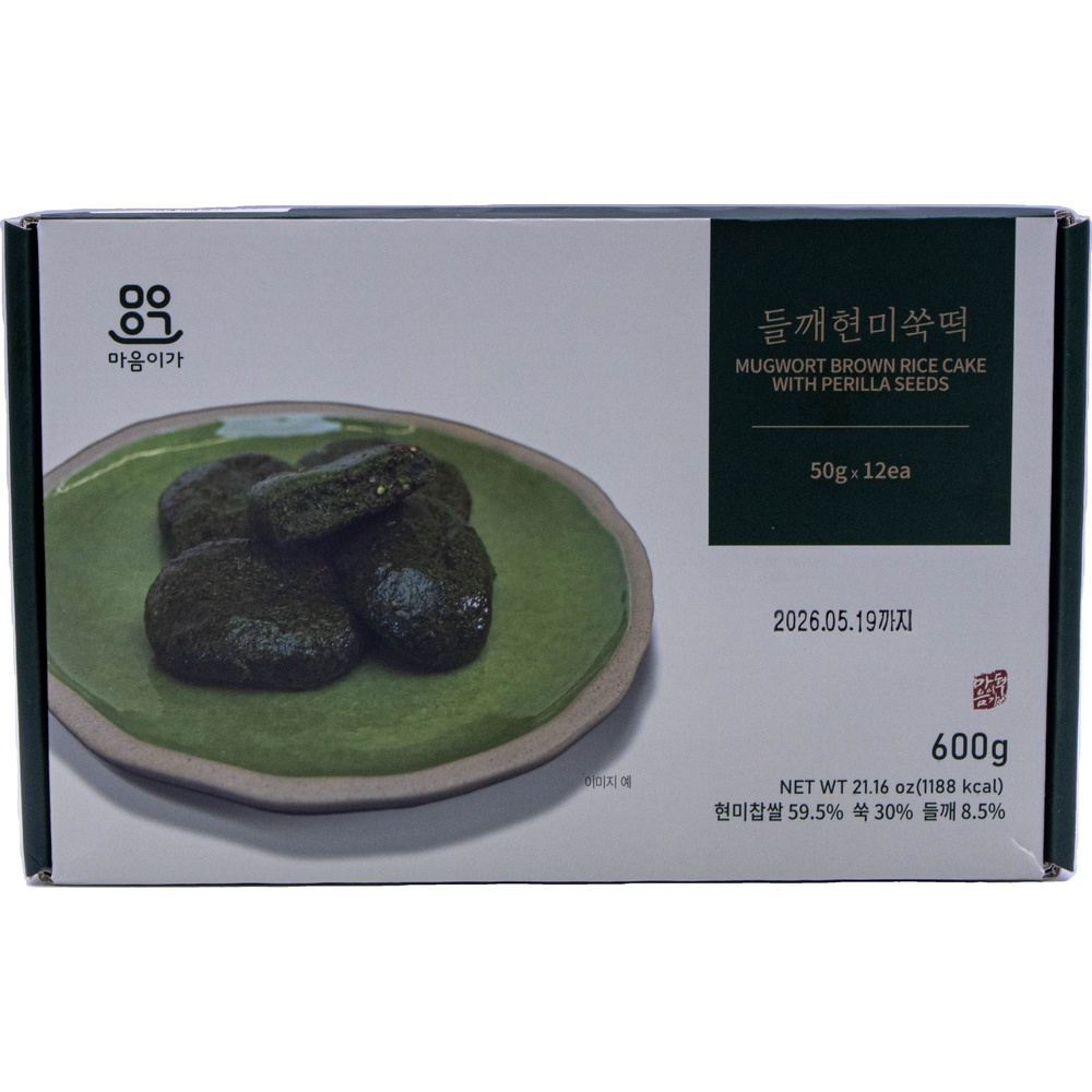 마음이가 들깨현미쑥떡 50g