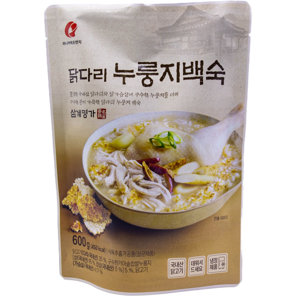 마니커 삼계명가 닭다리 누룽지백숙 600g