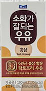 매일유업 소화가 잘되는 우유 홍삼 190ml