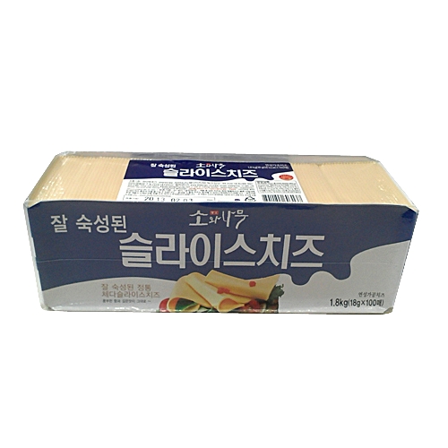 동원 소와나무 잘 숙성된 슬라이스치즈 1800g