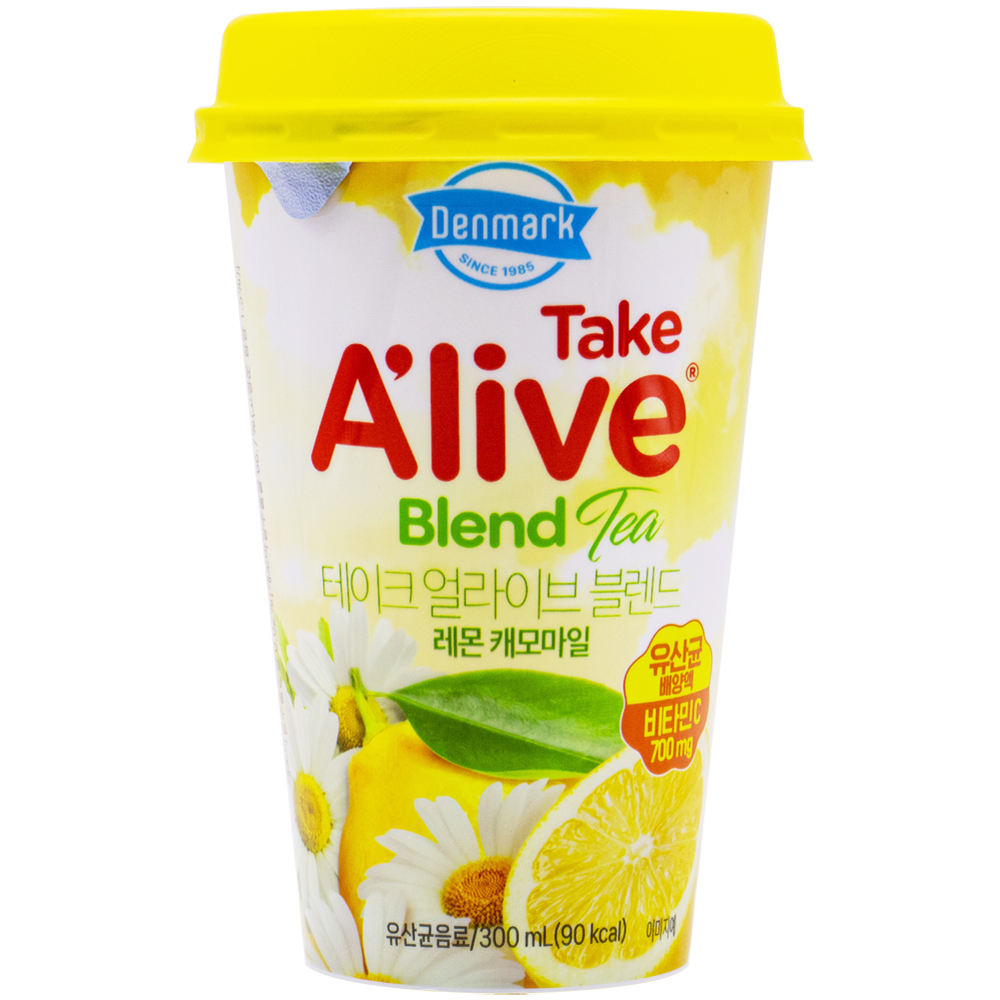 동원 덴마크 테이크 얼라이브 블렌드 레몬 캐모마일 300mL