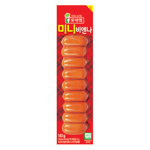 롯데햄 미니비엔나 140g