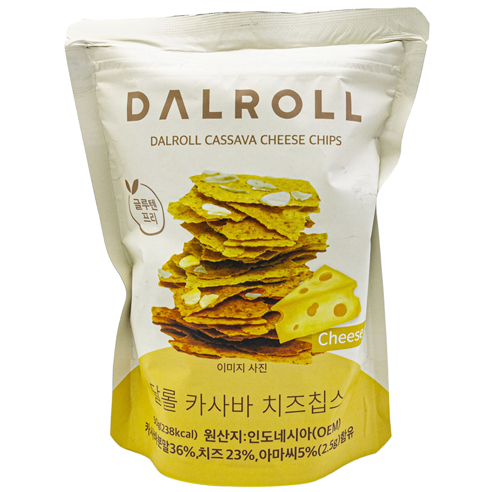 달롤 카사바 치즈칩스 50g