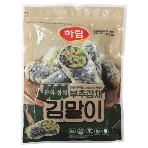 하림 부추잡채김말이튀김 350g
