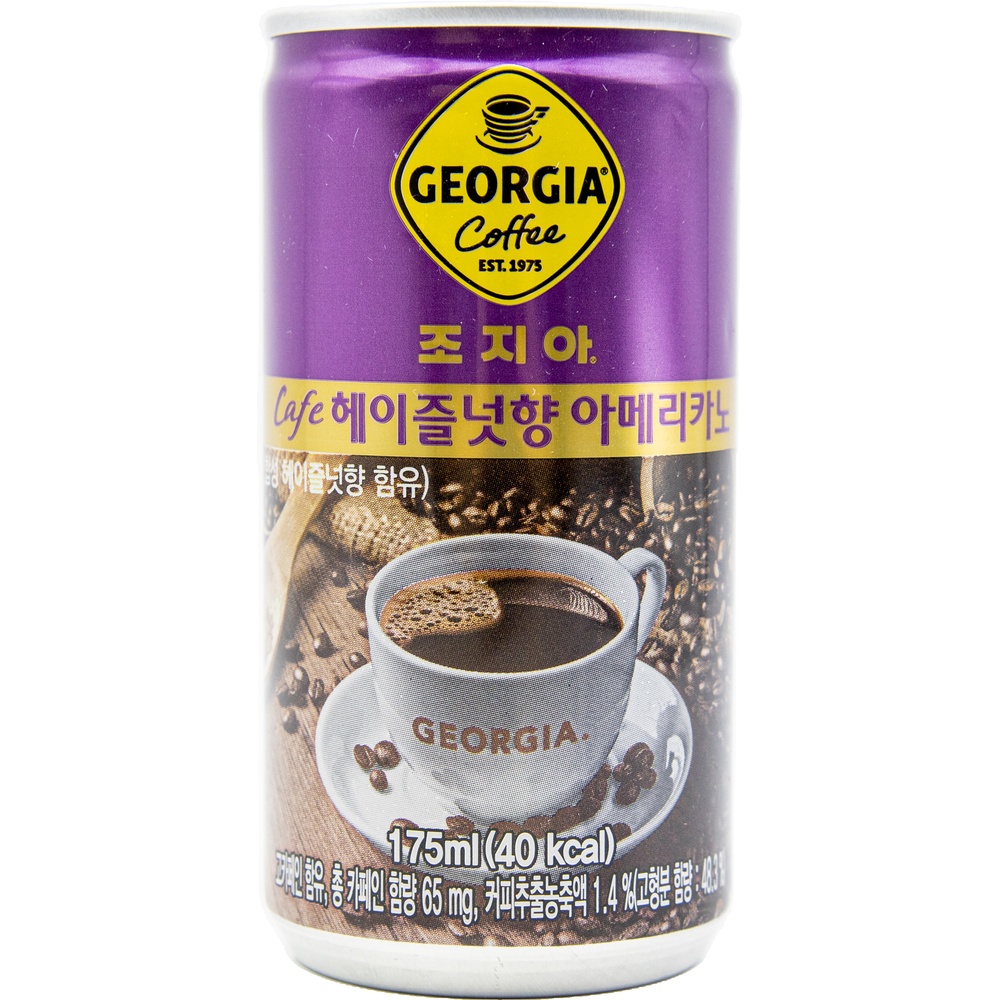 코카콜라 조지아 카페 헤이즐넛향 아메리카노 175mL