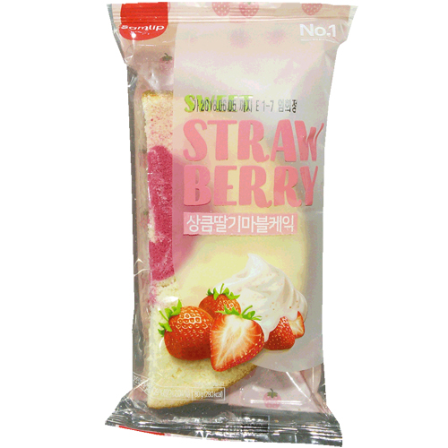 삼립 상큼딸기마블케익 80g