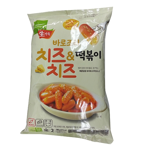 풀무원 생가득 바로조리 치즈 & 치즈떡볶이 398g