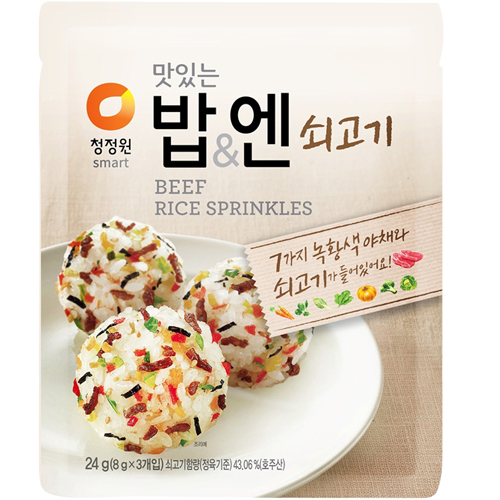 청정원 맛있는 밥엔 쇠고기 24g