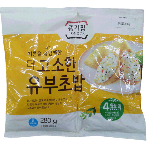 종가집 더고소한 유부초밥 280g