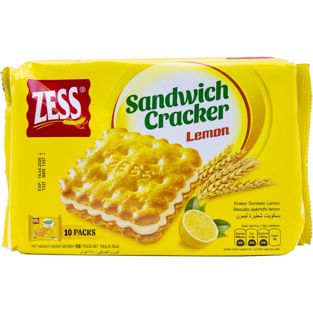 오리엔탈푸드 제스 샌드위치 크래커 레몬 18g