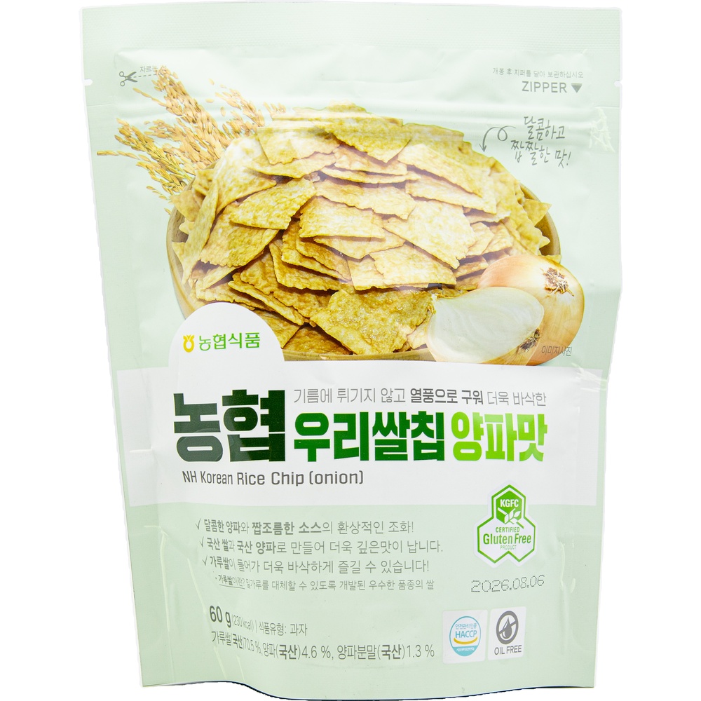 농협 우리쌀칩 양파맛 60g