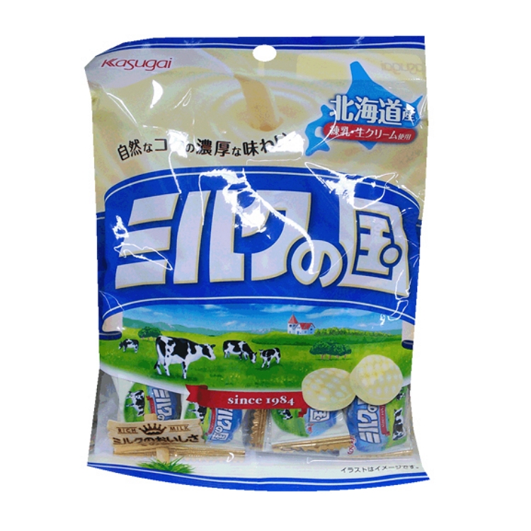 카스가이 밀크노쿠니 우유사탕 120g