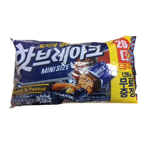 오리온 핫브레이크 미니 땅콩카라멜 715g