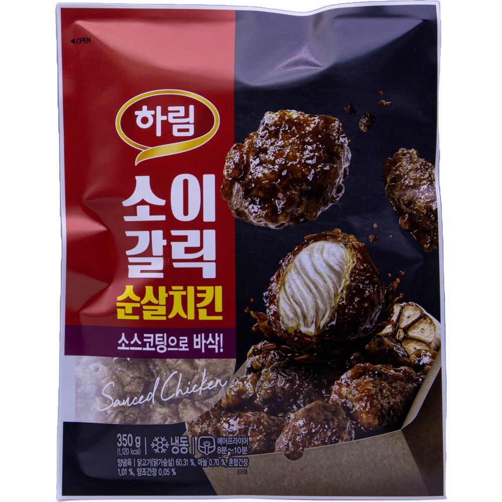 하림 쏘이갈릭 순살치킨 350g