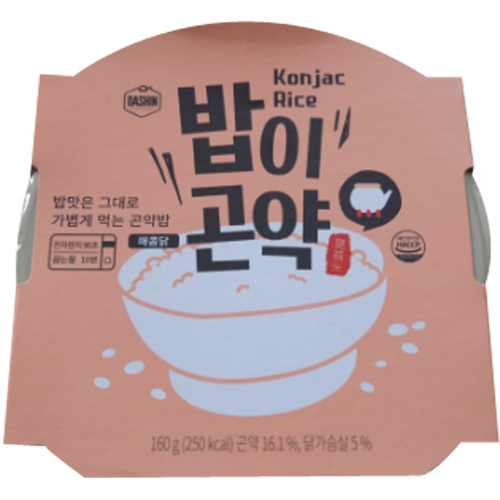 다신 밥이곤약 매콤닭 160g