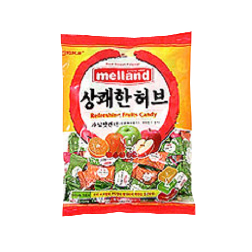 멜랜드 상쾌한 허브 과일맛 목캔디 520g