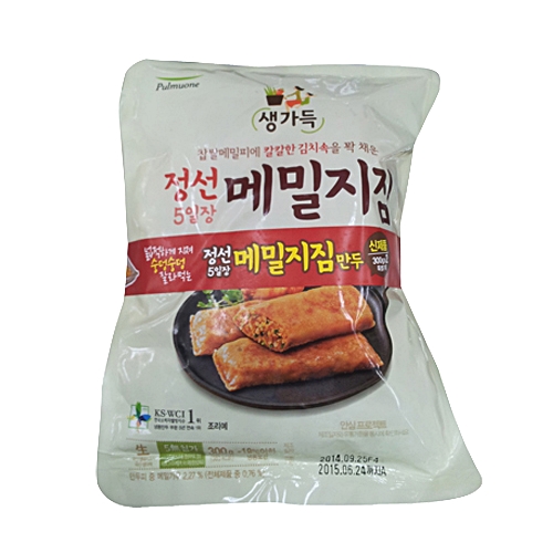 풀무원 생가득 정선5일장 메밀지짐만두 300g