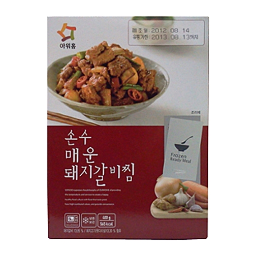 아워홈 손수 매운 돼지갈비찜 400g