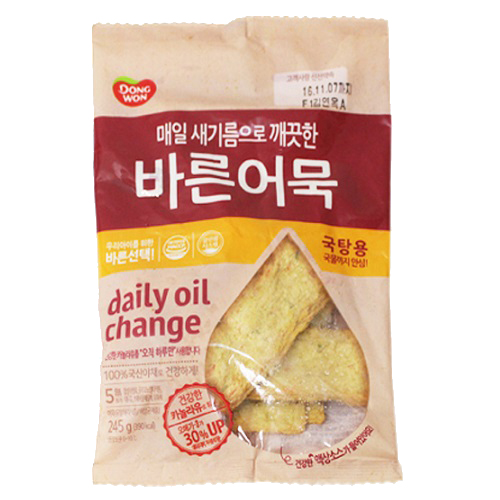 동원 바른어묵 국탕용 245g