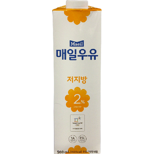 매일우유 저지방 2% 900ml