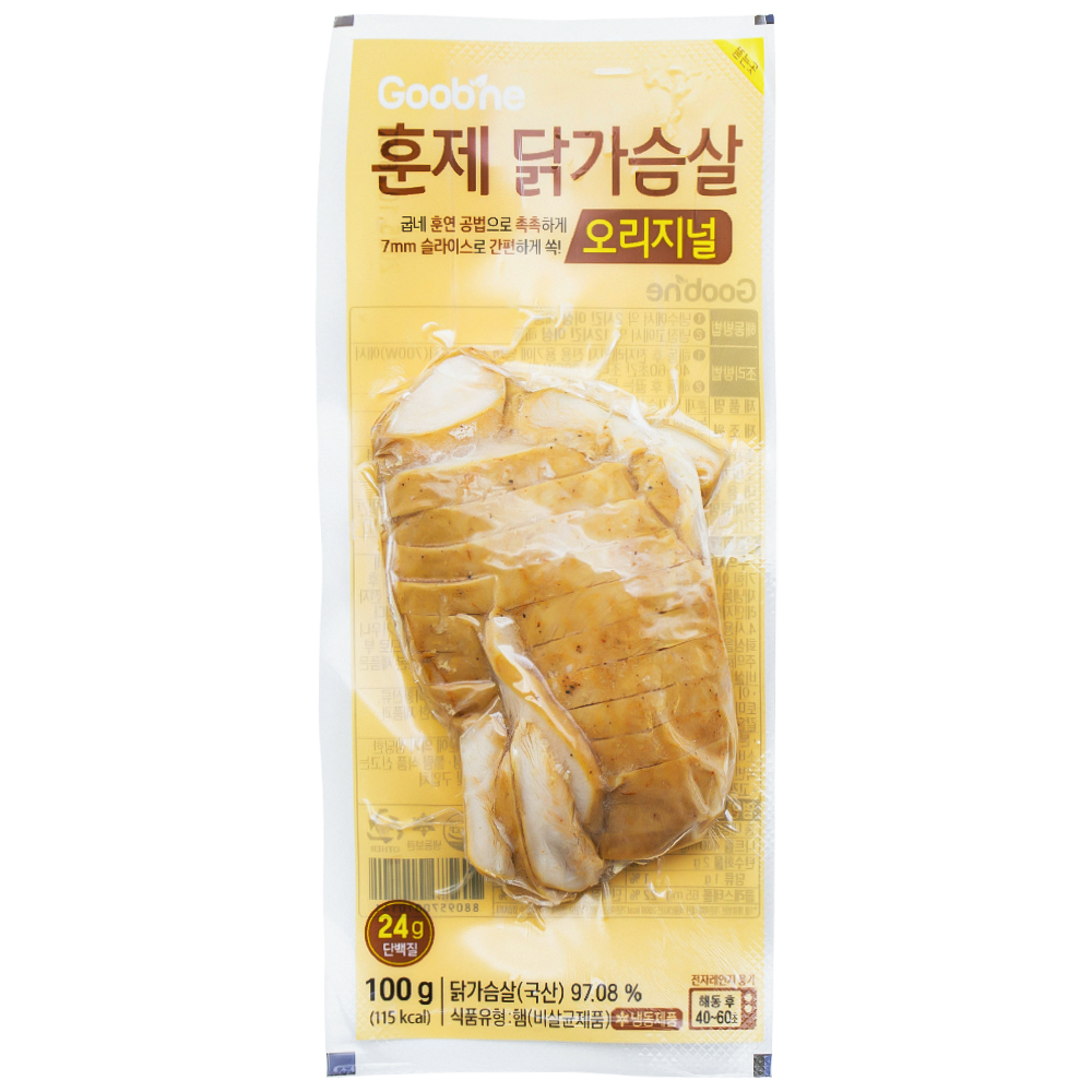 굽네 훈제 닭가슴살 오리지널 100g