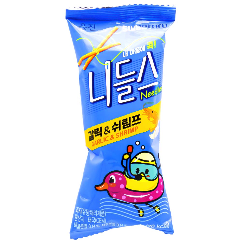 웅진 니들스 갈릭 & 쉬림프 12g